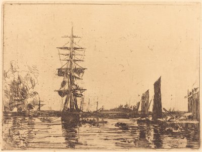 Havutsikt av Eugène Boudin
