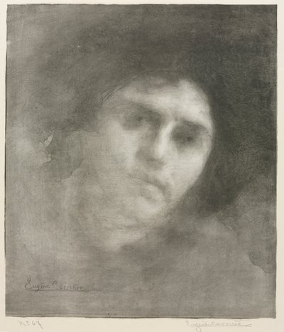 Madame Eugène Carrière (stor tallerken) av Eugène Carrière