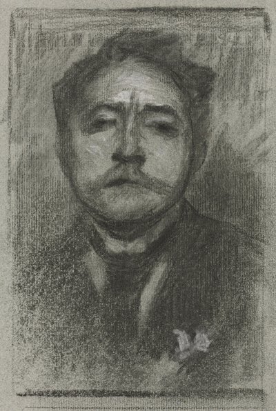 Portrett av Jean Ajalbert, ca. 1893. av Eugène Carrière