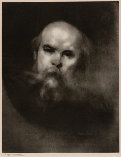 Portrett av Paul Verlaine av Eugène Carrière