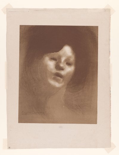 Portrett av Marguerite Career Marguerite karriere av Eugène Carrière