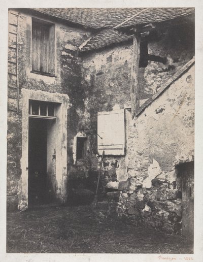 Gårdstun, 1862. av Eugène Cuvelier