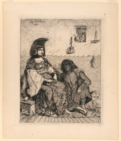 En jødisk kvinne fra Alger av Eugène Delacroix
