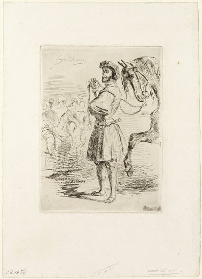 En herre fra Francis I's tid av Eugène Delacroix