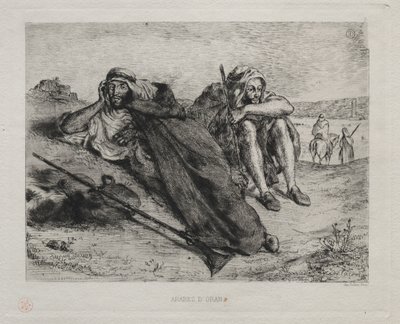 Arabere fra Oran av Eugène Delacroix