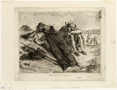 Arabere fra Oran av Eugène Delacroix