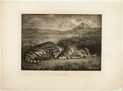 Bengal tiger av Eugène Delacroix
