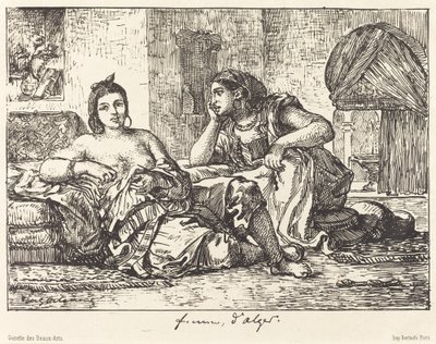 Kvinner i Alger, 1833. av Eugène Delacroix