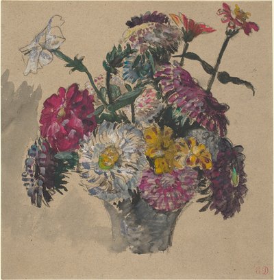 Blomster av Eugène Delacroix