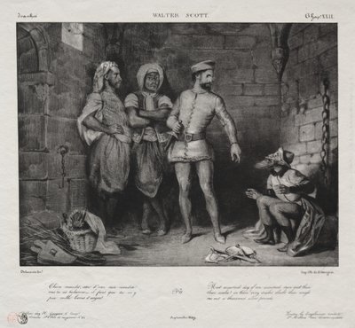 Fronte-Boeuf og jøden av Eugène Delacroix