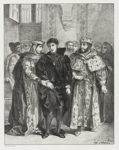 Hamlet av Eugène Delacroix