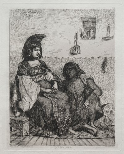 Jødisk kvinne fra Alger av Eugène Delacroix