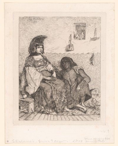 Jødisk kvinne fra Alger av Eugène Delacroix