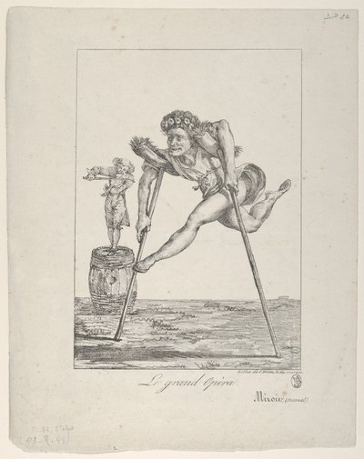 Den store operaen, 1821., 1821. av Eugène Delacroix