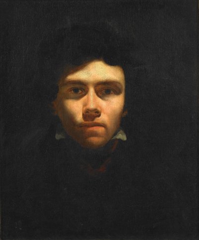 Selvportrett, ca 1816. av Eugène Delacroix