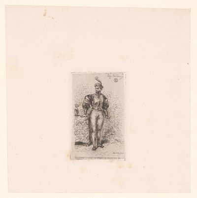 Soldat med sverd Un homme d