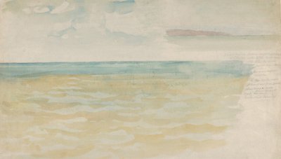 Havet ved Dieppe, ca. 1852-54. av Eugène Delacroix