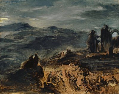 Heksenes sabbat, ca. 1832. av Eugène Delacroix