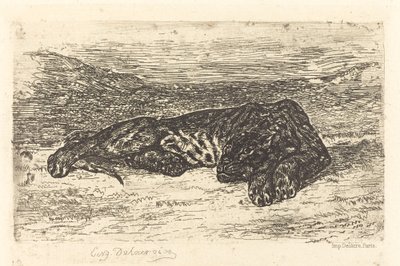 Tiger Sleeping in the Desert (Tigre couché dans le désert)   1255817   no       norwegian Successfully Translated  Original: Jacob and Rachael, Genesis, Chapter 29, Verse 10 (engraving) Translat: Jacob and Rachael, Genesis, Chapter 29, Verse 10 (engraving) av Eugène Delacroix