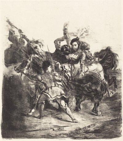 Weislingen Attacked by the Forces of Goetz (Weislingen attaqué par les gens de Goetz)   1256058   no       norwegian Successfully Translated  Original: Gray Tyrant, 1833. Translat: Gray Tyrant, 1833. 1160873 no norwegian Successfully Translated Original: H av Eugène Delacroix