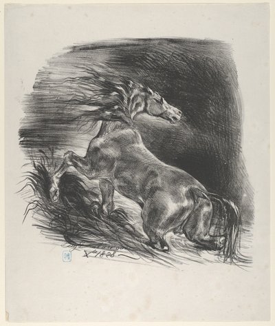 Villhest, 1828., 1828. av Eugène Delacroix