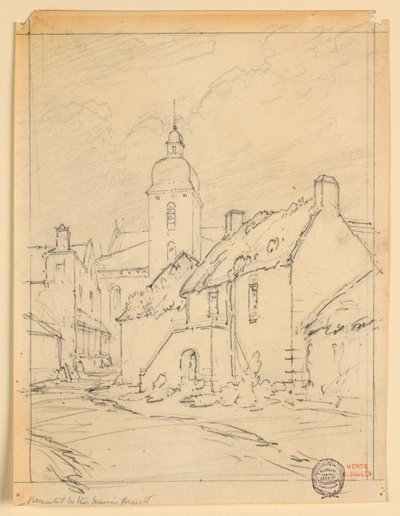 En gate i en by av Eugène Edouard Soulès