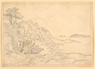 Sea Shore av Eugène Edouard Soulès