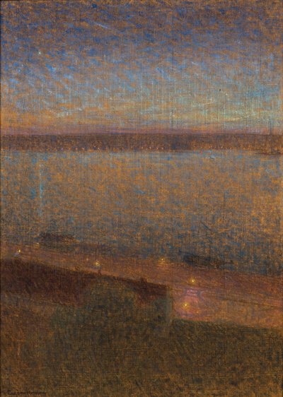 En natt i mai, 1895. av Eugène Jansson
