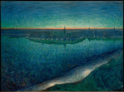 Daggry over Riddarfjärd av Eugène Jansson