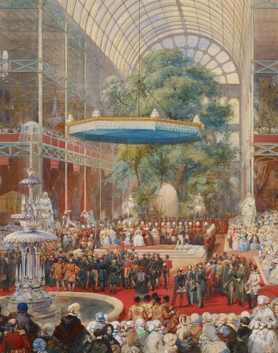 Åpning av den store utstillingen, 1. mai 1851 av Eugène Lami