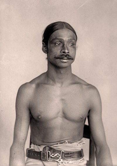 Portrett av en mann fra Sri Lanka, ca. 1890 av Eugène Trutat