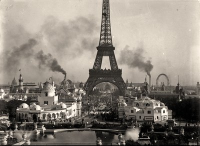 Utsikt over Exposition Universelle, Paris. 1900 av Eugène Trutat