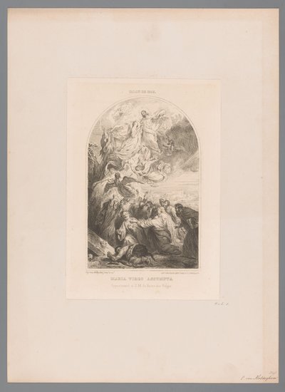 Hemelvaart van Maria Maria virgo assumpta (tittel på objekt) av Eugène Van Maldeghem