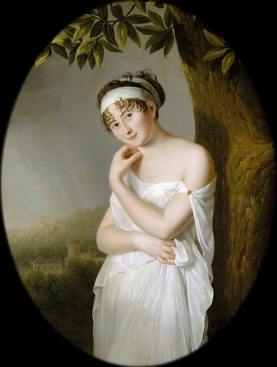 Portrett av Madame Récamier, født Julie Bernard 1777-1849 av Eulalie Morin