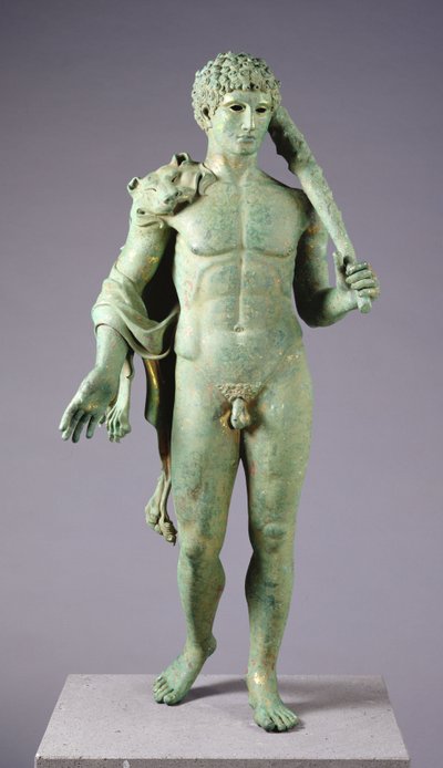 Ungdomsfull Hercules (forgylt bronse) (se også 288280-83 og 307558-59) av European European