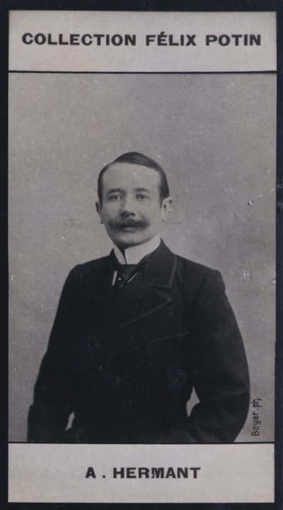 Abel Hermant (1862) (s/hvitt-bilde) av European Photographer
