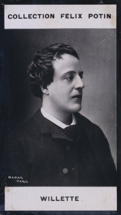 Adolphe Willette (1857) (s/hvitt-bilde) av European Photographer