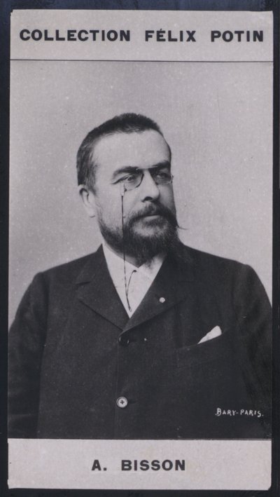 Alexandre Bisson (1848) (s/hvitt-bilde) av European Photographer
