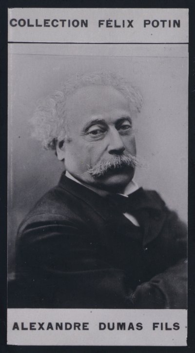 Alexandre Dumas Son (1824-1895) (s/hvitt-bilde) av European Photographer