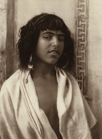 Alger, berberjente (s/h-bilde) av European Photographer
