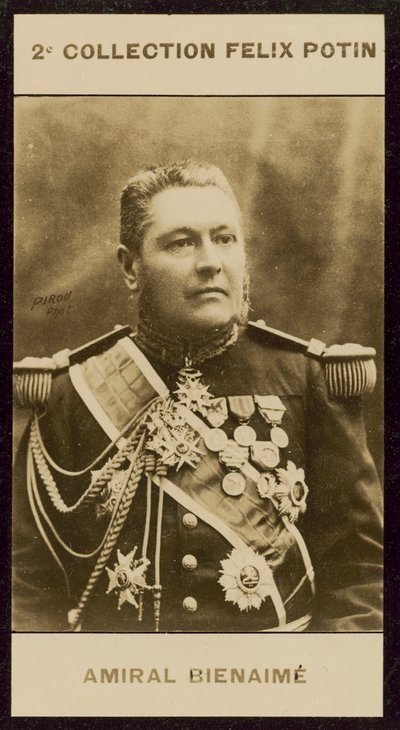 Admiral Amedee-Pierre-Leonard Bienaime av European Photographer