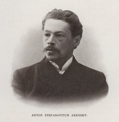 Anton Stepanovitch Arensky (s/hvitt bilde) av European Photographer