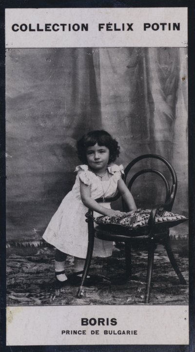 Boris, kronprins av Bulgaria (1894) (s/hvitt-bilde) av European Photographer
