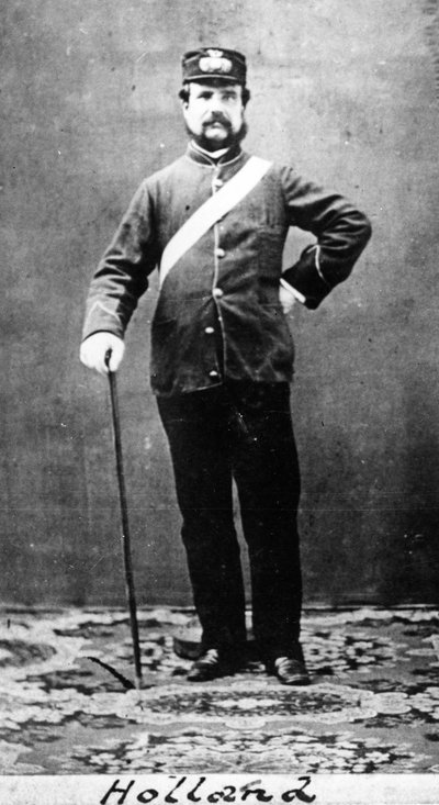 Kaptein Holland, ca. 1860 av European Photographer