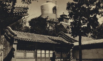 Kina, Peking, Flaskepagoden (s/h-bilde) av European Photographer