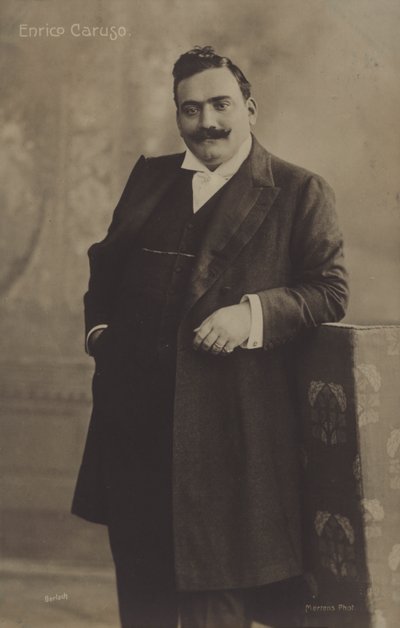 Enrico Caruso , italiensk operatenor av European Photographer