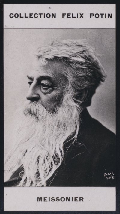 Ernest Meissonnier (1815-1891) (s/hvitt-bilde) av European Photographer