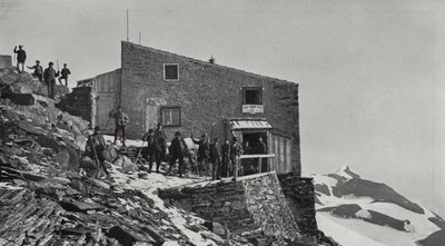 Erkehertug Johann-Hutte, mot Wiesbachhorn (s/hv-bilde) av European Photographer