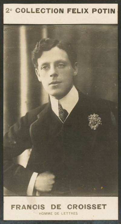 Francis De Croisset, Bokstavenes mann av European Photographer