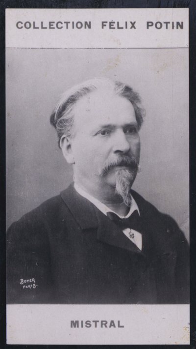Frederic Mistral (1830) (s/hvitt-bilde) av European Photographer